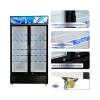 Super General Showcase 800L Glass Liter Double-Door Upright Beverage Chiller Model SGSC1018IF