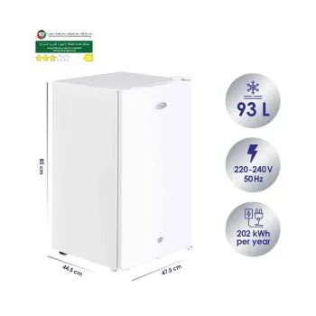 Super General Single Door Refrigerator 110L White Model SGR131HE