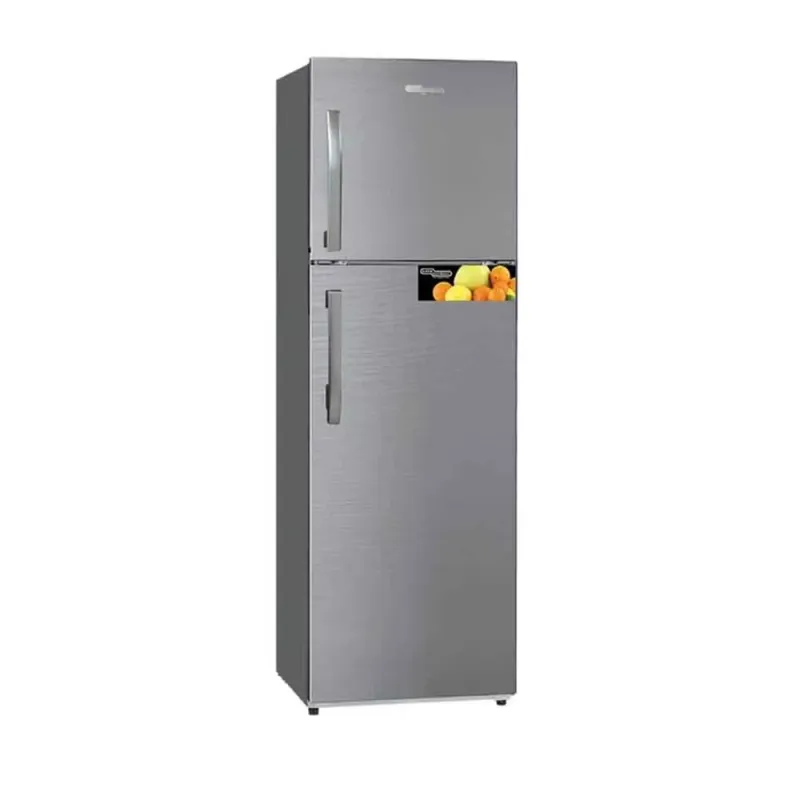 Super General 410Liter Gross Double Door Refrigerator Freezer No Frost, Inverter Compressor, Silver SGR415I