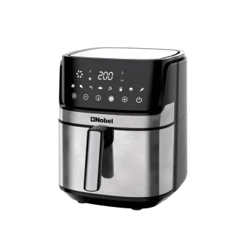 Nobel 6.5L Digital Air Fryer with Fry Force 360° Technology, Adjustable Temperature & 60-Min Timer, Low Oil Cooking NAF800