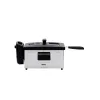 Nobel Deep Fryer 3Ltr Capacity with 700g Frying Capacity and has Detachable Enamel Oil Tank,Plastic Lid with Stainless Steel and Filter NDF7G