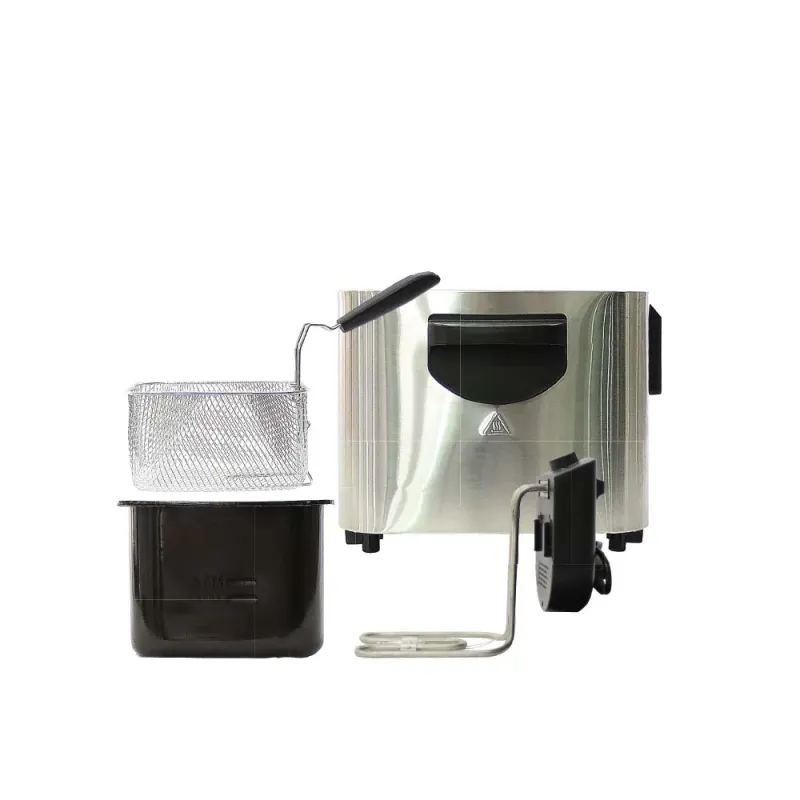 Nobel Deep Fryer 4L Detachable Enamel Oil Tank Dishwasher Safe Adjustable Temperature Control NDF8G