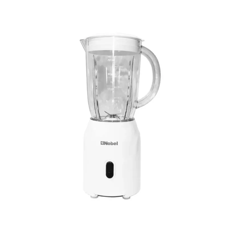 Nobel Table Top Blender White 1.2 Litre  Grinder Cup Stainless Steel Blade NB111L