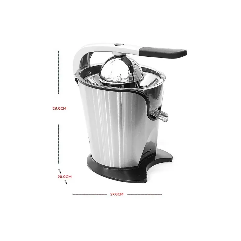 Nobel Portable Citrus Juicer – 160W, 2 Cones, Stainless Steel Filter, Anti-Slip & Overheat Protection NJ407
