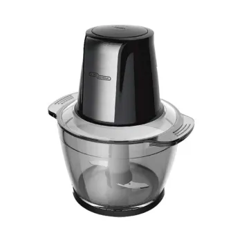Super General Mini Chopper 1L – 500W Food Chopper with Glass Bowl, Stainless Steel Blades SGCH13D