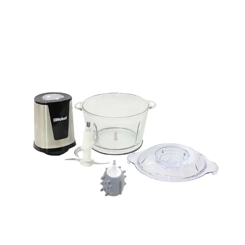 Nobel Chopper Transparent 1.8L Full Metal Gear Stainless Steel Blade NCFP418GP