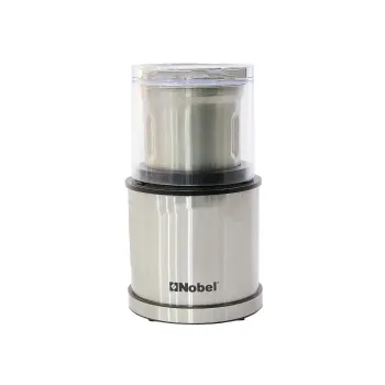 Nobel Portable Coffee Grinder – 75g, 200W, Stainless Steel, Wet & Dry Grinding Jars NB805