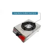 Nobel Nobel Gas Stove Single Gas Burner/Single Brass Burner, Stainless Steel Body Enamel Porcelain Trivet NGT1001