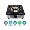 Nobel Single Stove Gas Burner Glass Top Heavy Cast Iron NGT1002G