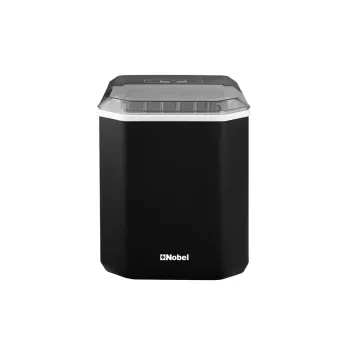Nobel Ice Maker, 12Kgs 25°C Ice Capacity Daily, 1.3L Water Tank Storage, Bullet Ice Cube Shape, Water Shortage Indicator,Infrared Sensor, LED Display, R600a Refrigerant NIM15S