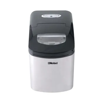 Nobel Ice Cube Maker 9 pieces of Ice per 6 to 9 minute cycle, with 1.7 Litres Water Tank Capacity & 600gram Ice bin Capacity, NIM18S