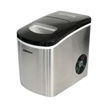 Nobel Ice Cube Maker 9 pieces of Ice per 6 to 9 minute cycle, with 1.7 Litres Water Tank Capacity & 600gram Ice bin Capacity, NIM18S