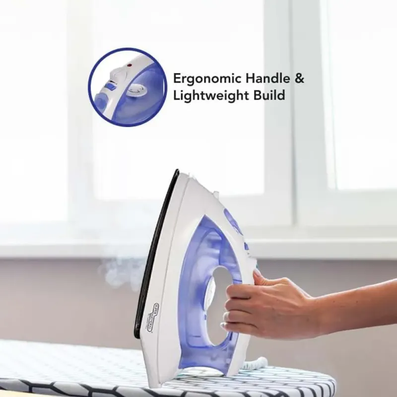 Super General Teflon-base Steam Iron, 1450W - 1750W Power, Model SGI55SC