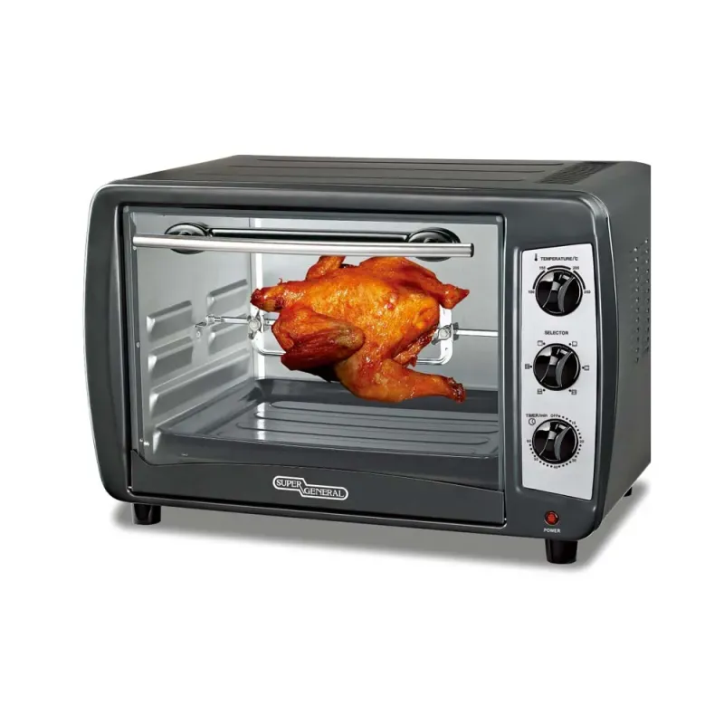 Super General 35L Electric Oven SGEO039KR, Durable Metal Body, Grill and Rotisserie