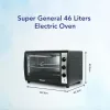 Super General 46L Electric Oven SGEO046KRC, Multi-Cooking Function