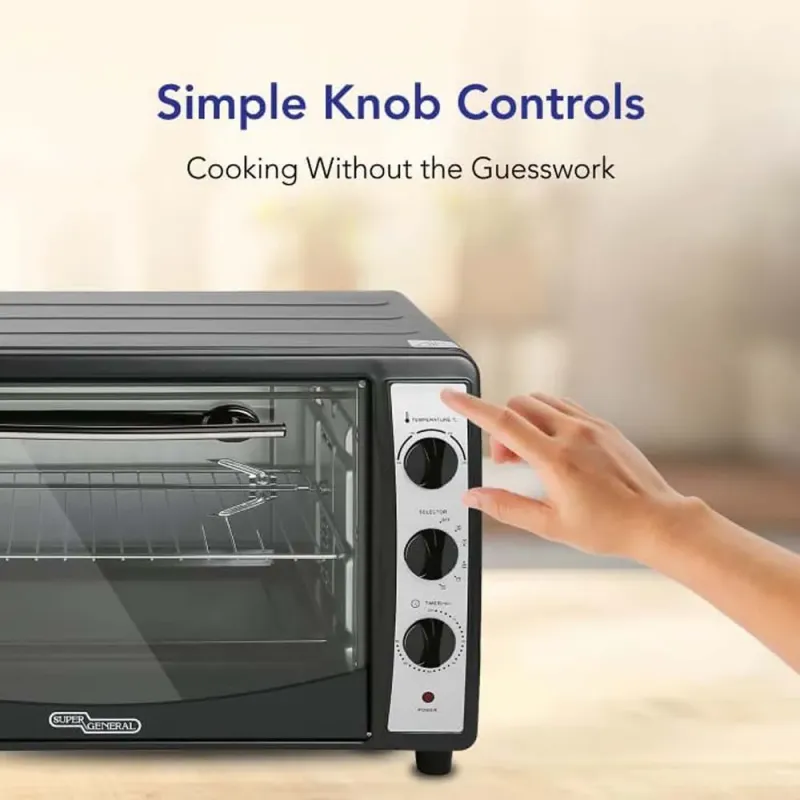 Super General 46L Electric Oven SGEO046KRC, Multi-Cooking Function