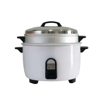 Nobel Rice Cooker 6Liters Steamer with Auto Shut-Off, Keep Warm Function, Dual Grip Handle, Aluminum Inner Pot, 1900W Model NRC600