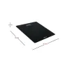 Nobel Weighing Scale Black 150 Kgs Tempered Glass Digital Anti Slip Feet NBS52BK