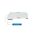 Nobel Weighing Scale White 150 Kgs Tempered Glass Digital Anti Slip Feet NBS52WH