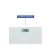 Nobel Weighing Scale White 150 Kgs Tempered Glass Digital Anti Slip Feet NBS52WH