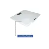 NOBEL WEIGHING SCALE White 180 KGS Tempered Glass Digital Anti Slip Feet NBS60WH