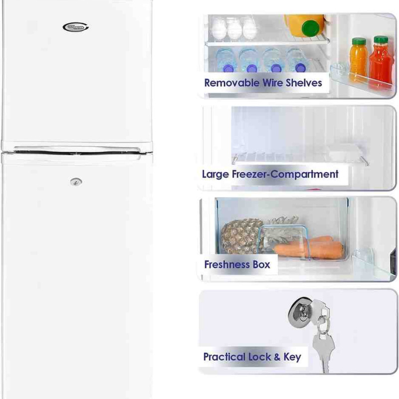 Super General 190L Double Door Refrigerator-Freezer SGR198HE