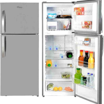 Super General 510L Top Mount Refrigerator, Inox (Silver) - SGR510I