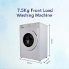 Super General 7.5kg Front Load Washing Machine SGW7560INV