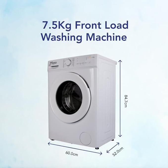 Super General 7.5kg Front Load Washing Machine SGW7560INV