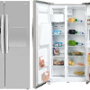 Super General 700L Side-By-Side Refrigerator-Freezer, Water Dispenser, Digital Control, SGR897SBS