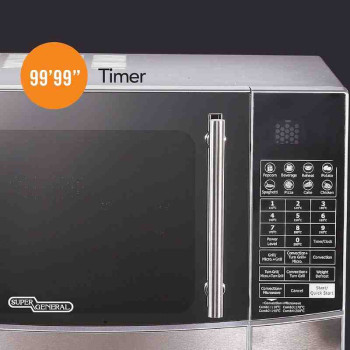 Super General 30L Microwave Oven SGMG934RCS, Multi-Functional Microwave with Grill