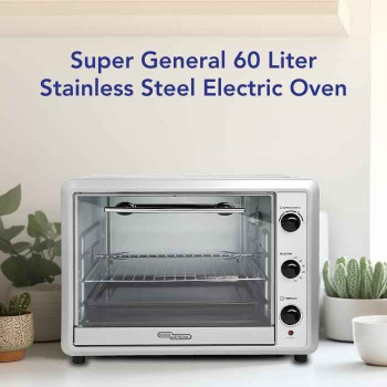 Super General 60 Liter Stainless Steel Electric Oven SGEO064KRC
