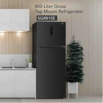 Super General 800L Refrigerator Freezer SGR815E, No Frost, Tropical Inverter Compressor, Temperature Control, Digital Display
