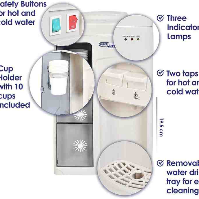 Super General Counter-Top Hot and Cold Water Dispenser SGL1131