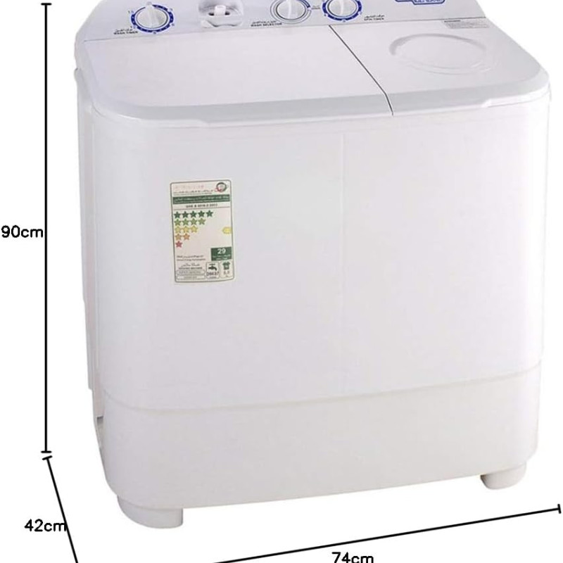 Super General 6 kg Twin-tub Semi-Automatic Washing Machine SGW610X