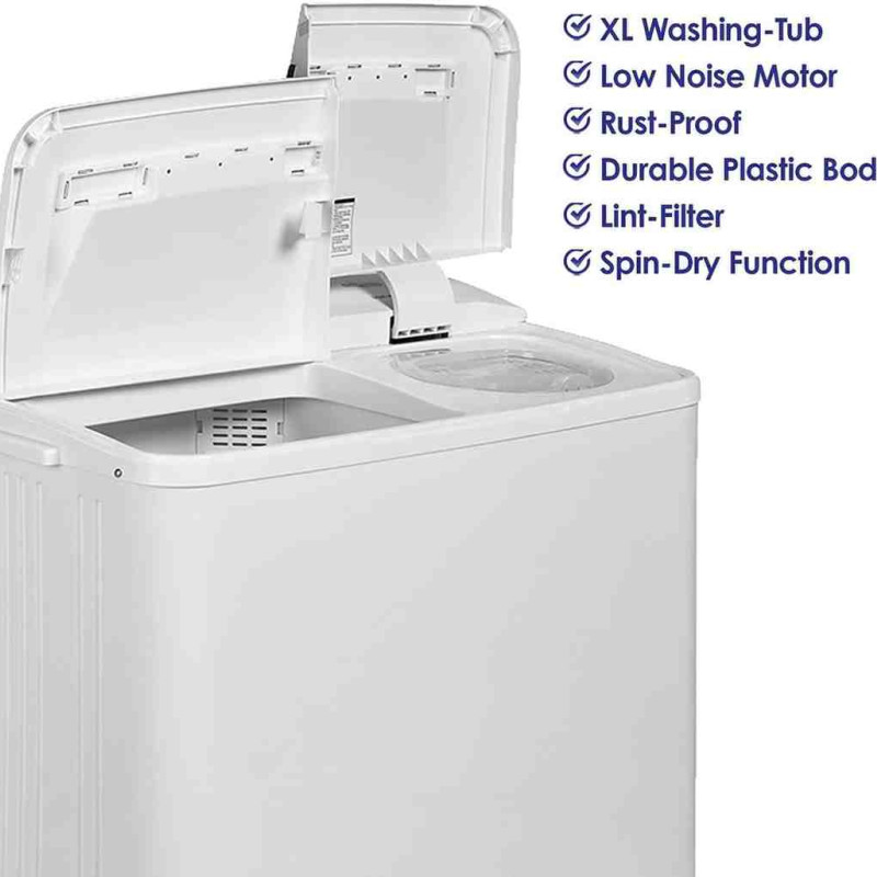 Super General 8 Kg Twin Tub Semi Automatic Washing Machine SGW80