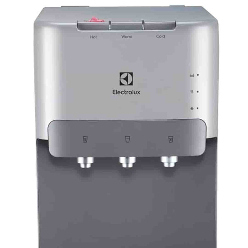 Electrolux Bottom Loading Water Dispenser 3 Temperature Options  Hot Cold & Ambient Model EDBMFDXSG Silver